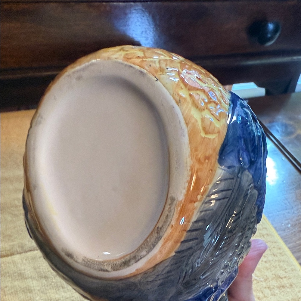 Colorful Rooster Ceramic Pitcher - Picture 6 of 8